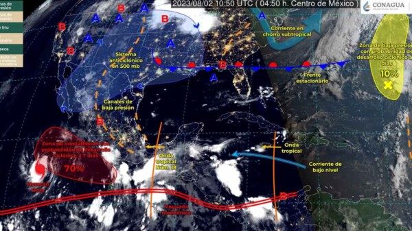 Clima para hoy miércoles 2 de agosto 2023 en Quintana Roo