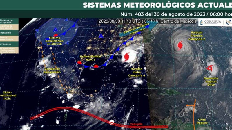 Pronóstico del clima para hoy miércoles 30 de agosto 2023 en Quintana Roo