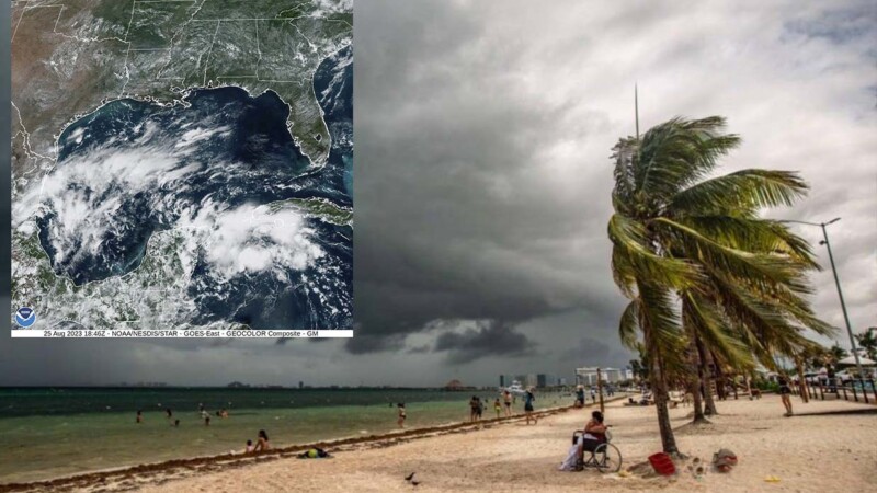 Potencial ciclón tropical amenaza a Quintana Roo