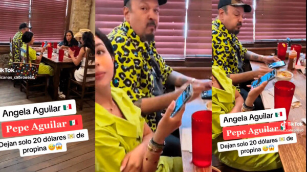Critican a Pepe Aguilar por dejar 'poca propina' en un restaurante