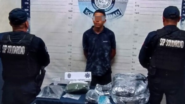 Detenido por robo a un elemento de la Sedena en Playa del Carmen