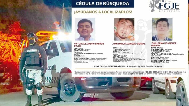 Ahora en Zacatecas, desaparecen cuatro jóvenes, un triatleta entre ellos