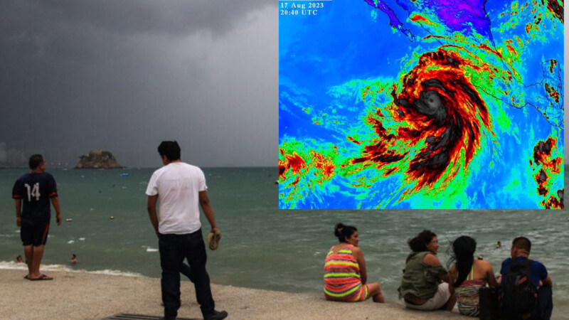 Huracán Hilary amenaza al Pacífico mexicano, ya es categoría 3