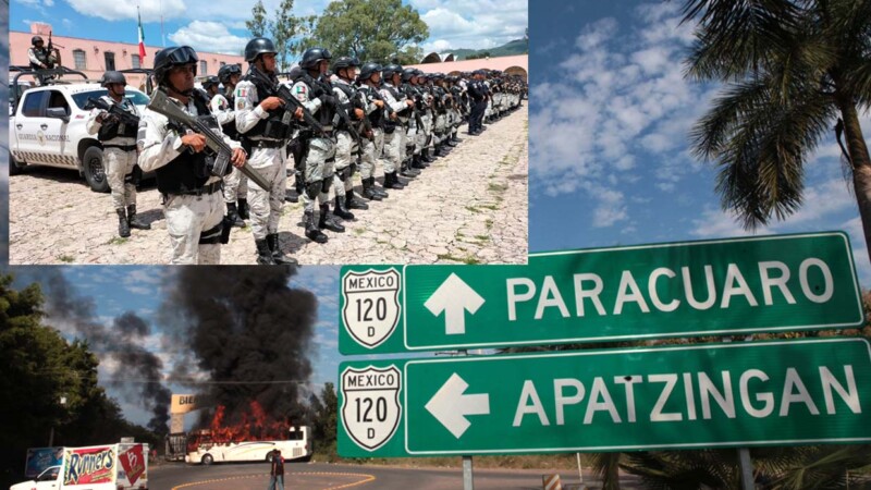 Ante inseguridad, refuerza Guardia Nacional Michoacán con 300 elementos
