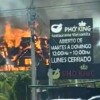 Arde restaurante en la avenida Huayacán de Cancún