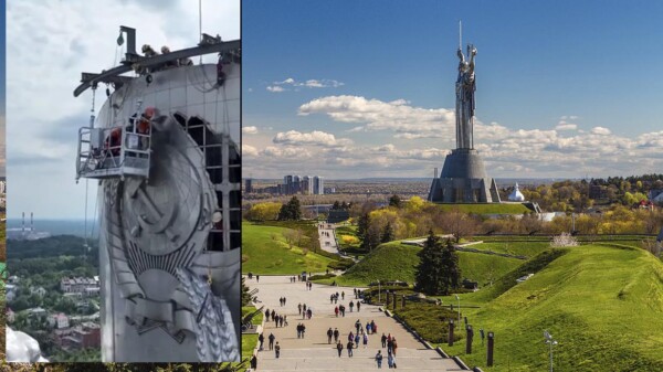 Retira Ucrania símbolo comunista del Monumento a la Madre Patria