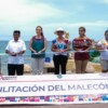 Mara Lezama y Atenea Gómez reinauguran el Malecón del Caribe para disfrute de isleños y turistas