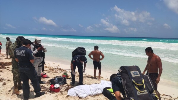 Joven muere ahogado en playa Marlín, Cancún
