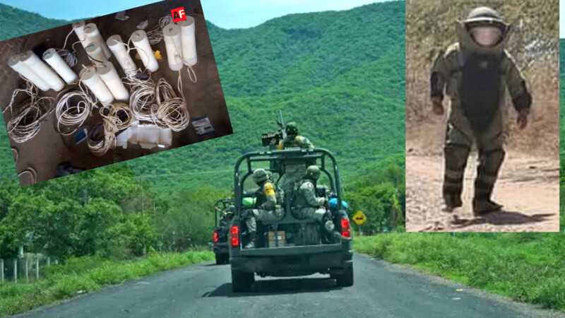 Narcotraficantes tienen "minados"sus territorios en Michoacán y Jalisco: Sedena