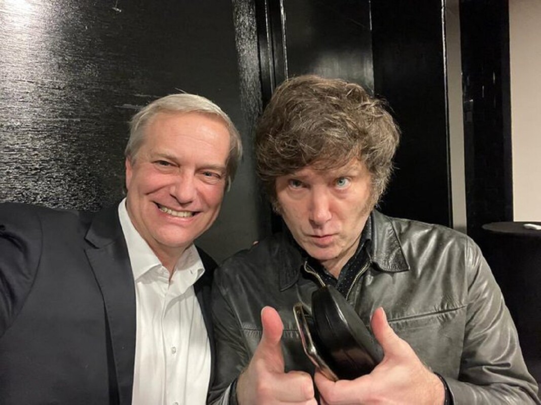 Los ultraderechistas José Antonio Kast (D), de Chile, y Javier Milei, de Argentina, en una foto de archivo. Imagen: Dominio Público