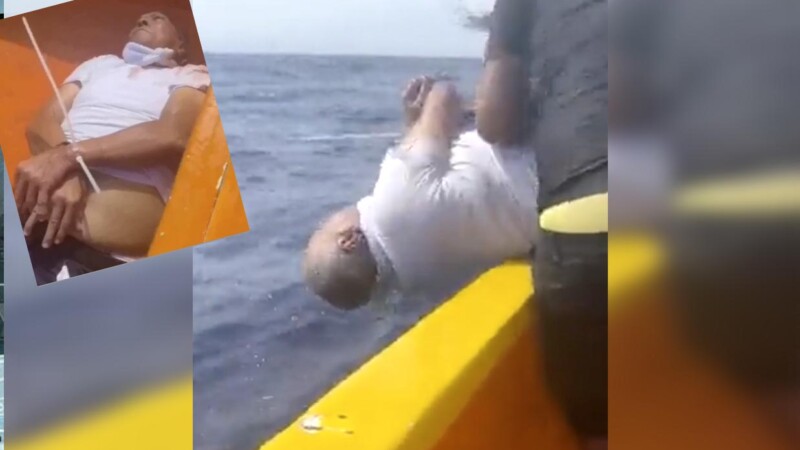 Ejecutan a narcotraficante lanzándolo al mar atado de pies y manos