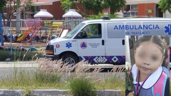 Muere niña en kínder de Querétaro al atorarse en una resbaladilla