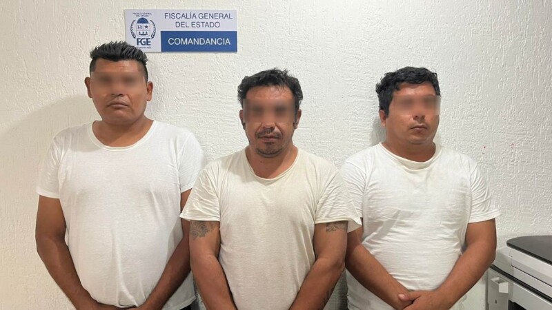 Vinculan a proceso a tres taxistas de Cancún por narcomenudeo.