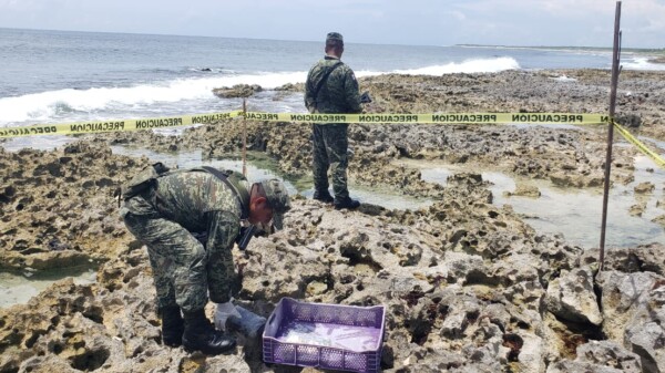 Recalan paquetes con droga en Cozumel