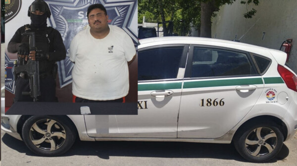 Otra de taxistas, detienen por agresivo a supuesto chofer en Cancún