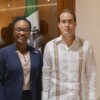 Histórico encuentro entre Diego Castañón y cónsul de EU Dorothy Ngutter