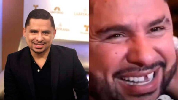 VIDEO: Se le cae diente a Larry Hernández en un restaurante de lujo