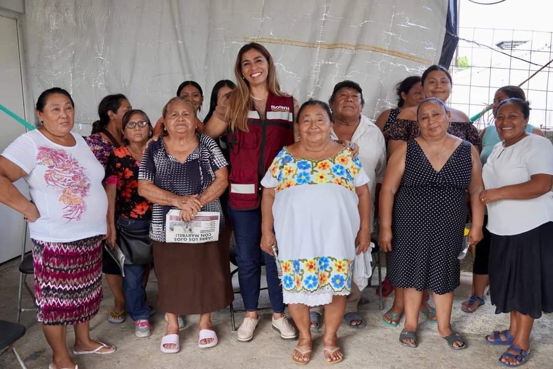 Invita Marybel Villegas a las mujeres a sumarse para construir juntas un Cancún nuevo; destaca la senadora ese sector en la Cuarta Transformación.