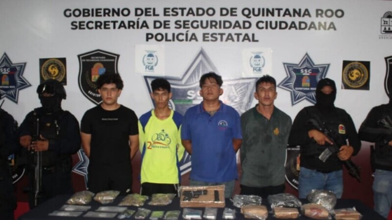 Detienen a narcobanda en la Región 226 de Cancún