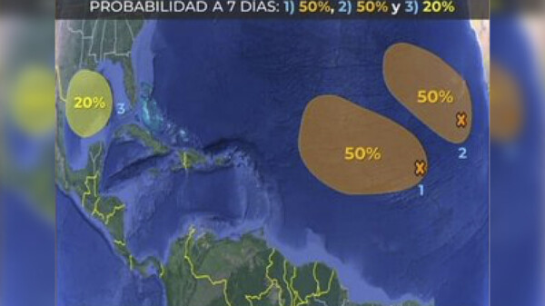 Advierte Protección Civil de Cancún sobre zonas de baja presión en el Atlántico