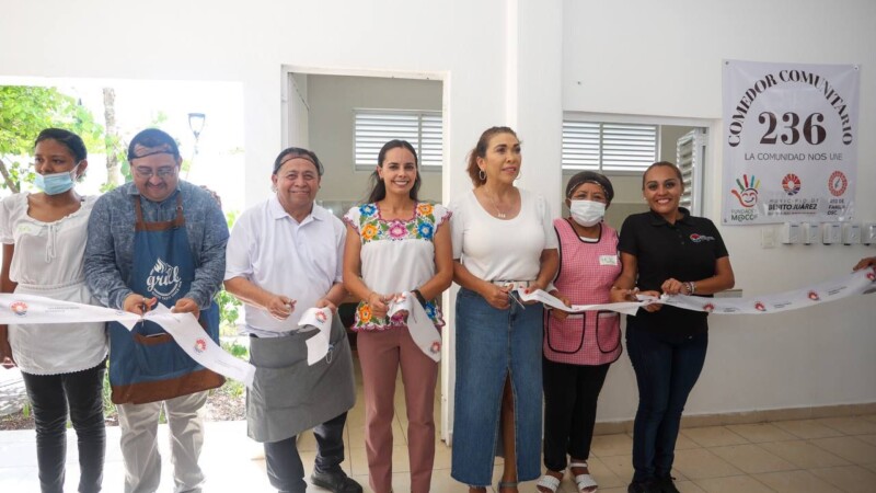 Inaugura Ana Paty Peralta comedor comunitario en favor de grupos vulnerables