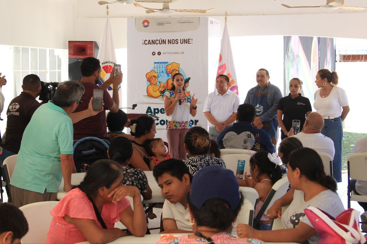 Con alimentación sana y nutricional serán beneficiadas familias de la Supermanzana 236 y zonas aledañas, afirma la presidenta municipal.