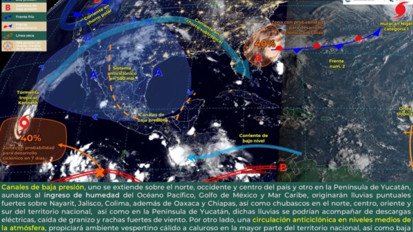 Pronóstico del clima para hoy jueves 21 de septiembre 2023 en Quintana Roo