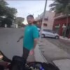 Captan en video agresión a repartidor de Rappi en Playa del Carmen