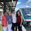AMLO continúa gira por el sureste a bordo del Tren Maya
