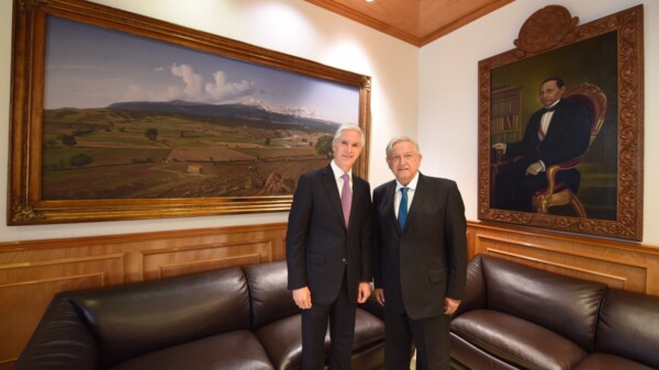 Agradece AMLO a Del Mazo trabajo en conjunto