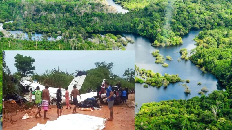 Tragedia aérea deja 14 muertos en Brasil