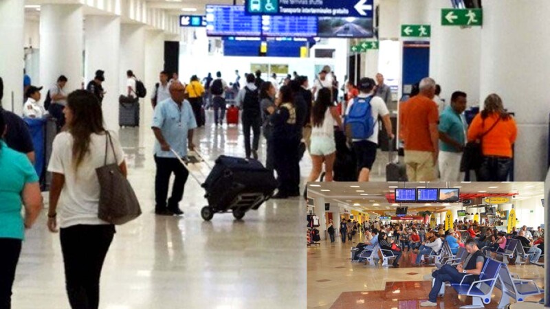 Continua a la baja número de vuelos en Aeropuerto de Cancún