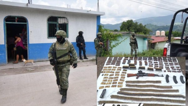 Ejército asegura armas en Guerrero