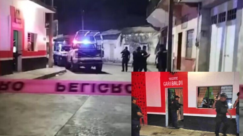 Acribillan a cuatro personas en ataque a bar de Veracruz