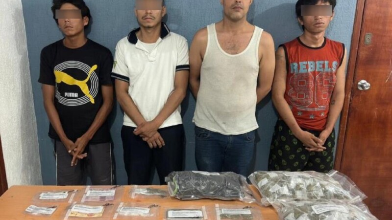 Caen cuatro narcomenudistas, sospechosos de ser homicidas