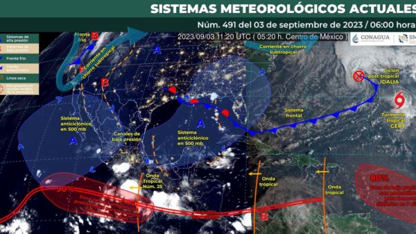 Pronóstico del clima para hoy domingo 3 de septiembre 2023 en Quintana Roo