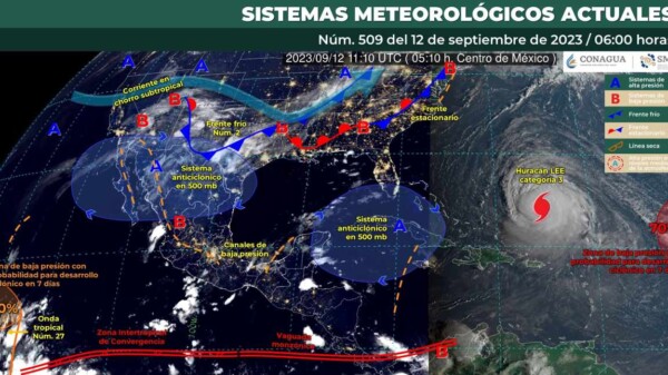 Pronóstico del clima para hoy miércoles 13 de septiembre 2023 en Quintana Roo