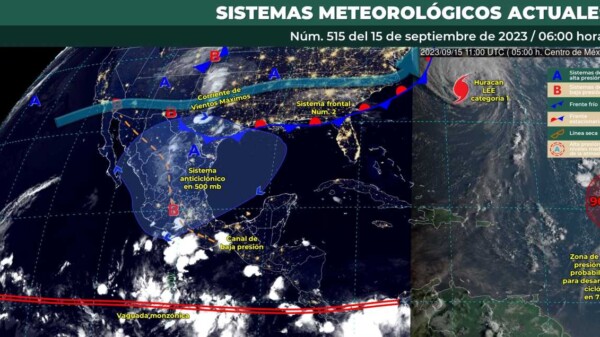 Pronóstico del clima para hoy viernes 15 de septiembre 2023 en Quintana Roo