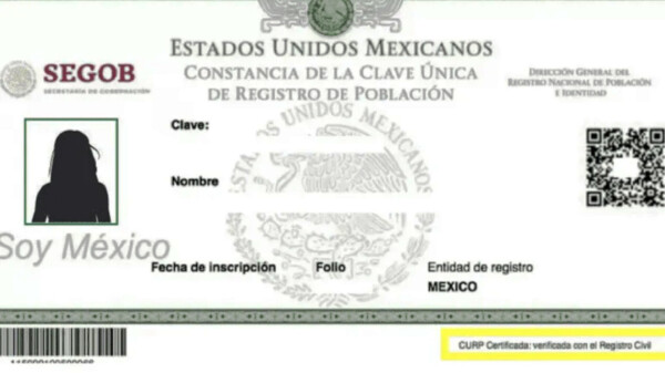 Aprueban comisiones del Senado nueva CURP con fotografía