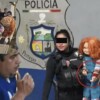Policía de Coahuila logra arresto, de un muñeco Chucky!!