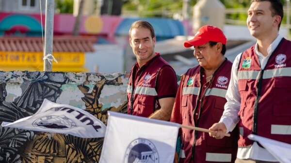 Diego Castañón pone en marcha construcción de emblemática obra de la 4T en Akumal