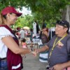 Encabeza Marybel Villegas masiva caravana de “Abre los ojos con Marybel”