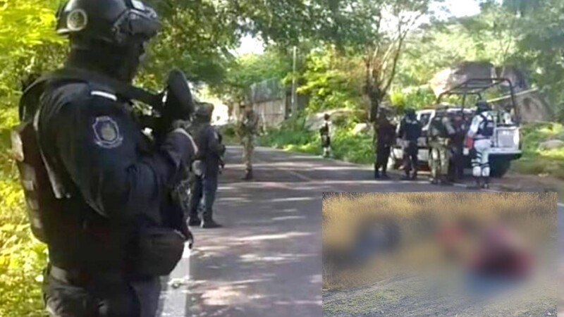 Hallan tres cuerpos sin vida en carretera de Guerrero