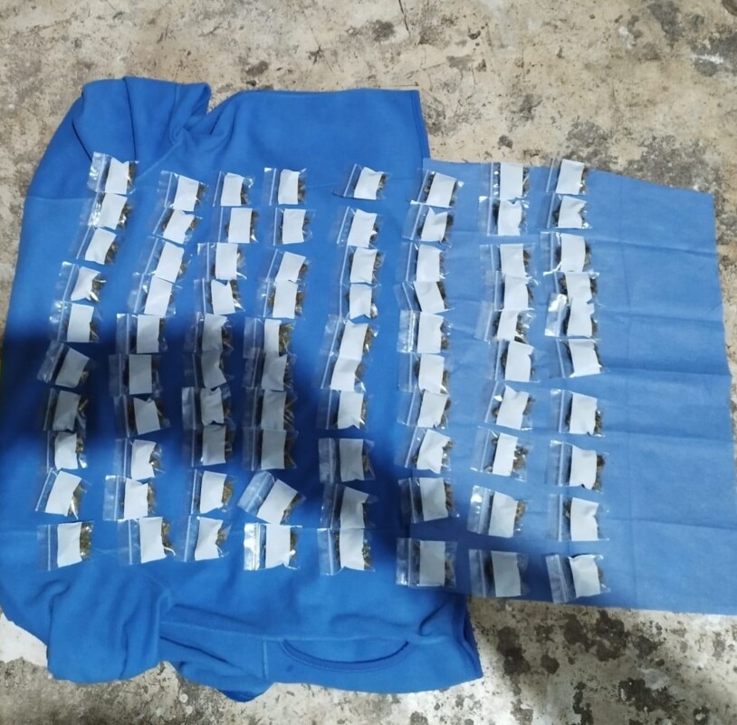 Decomisan droga en una vivienda del fraccionamiento Bicentenario de Chetumal; Servicios Periciales de la FGE procesaron las evidencias.