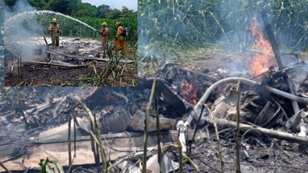 Desplome de helicóptero en Jalisco deja tres muertos