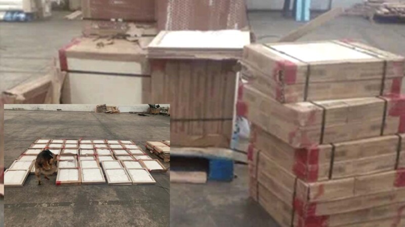 Asegura GN cargamento de la droga cristal en paquetería de Sonora