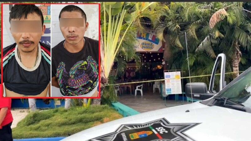 Detienen a dos por ataque a balazos contra restaurante en Cancún