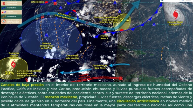 Pronóstico del clima para hoy miércoles 20 de septiembre 2023 en Quintana Roo