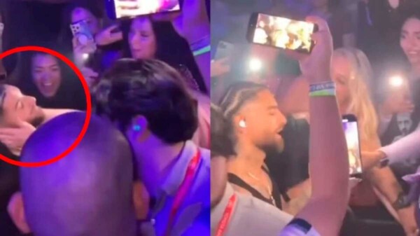 Fan intenta besar a Maluma a la fuerza y es rechazada por él