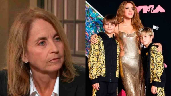 Mamá de Piqué acusa a Shakira de alejar a sus nietos